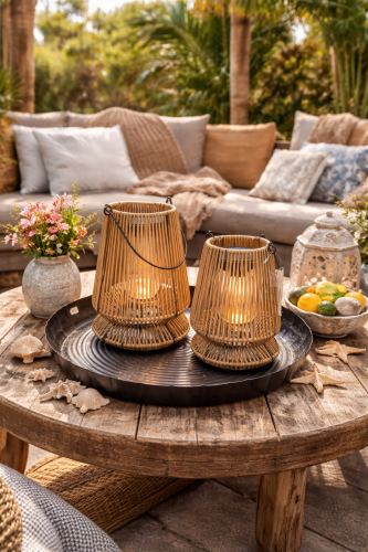 ibiza solar lamp, solar hanglamp tuin, boho buitenlamp, jute solar lamp, solar verlichting tuin, ibiza tuinlamp, buitenlamp zonne energie